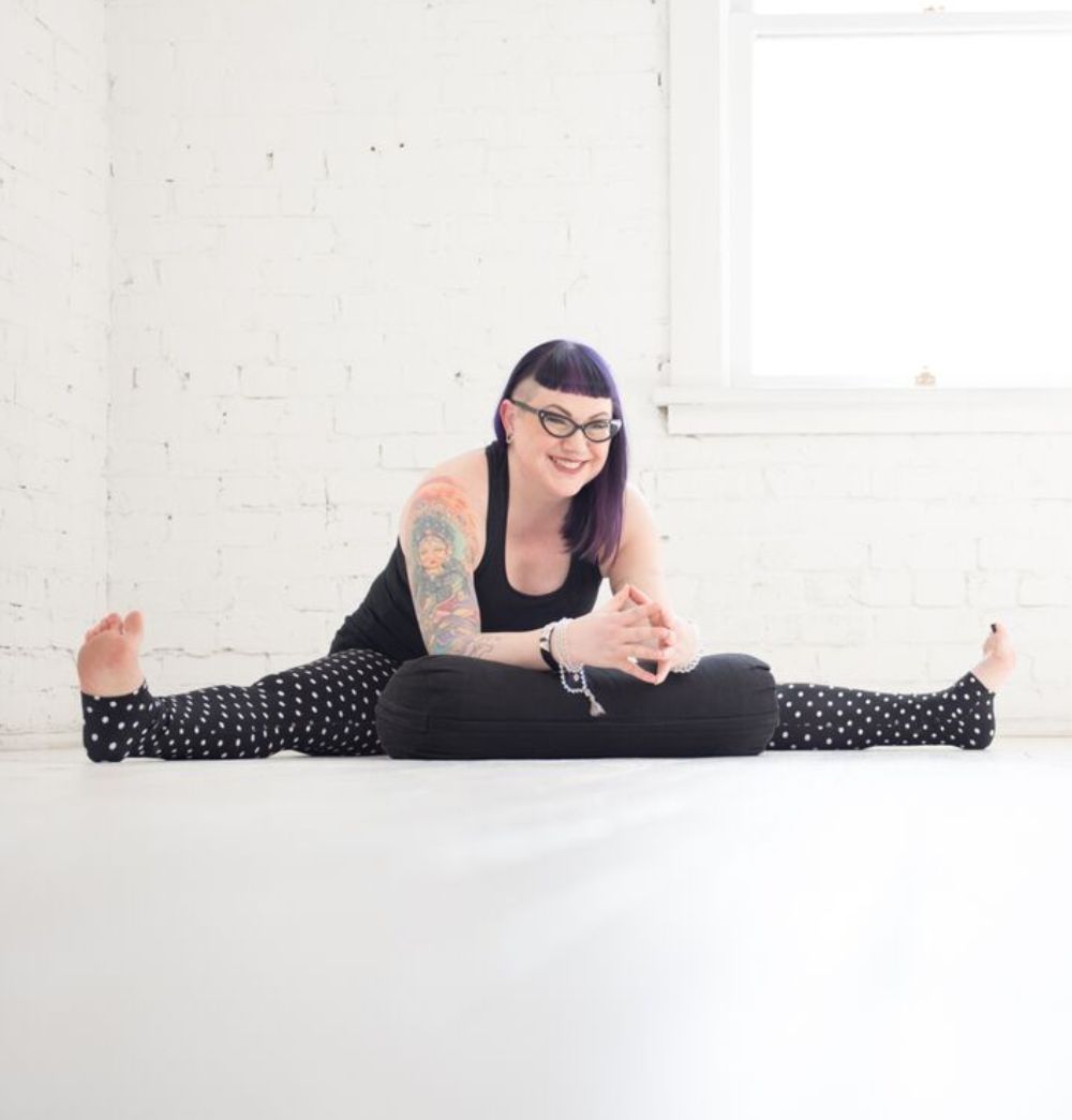 On and Off Your Mat Yoga Podcast with Erika Belanger | Therapeutic Yin Yoga for HSPs, with Nyk Danu